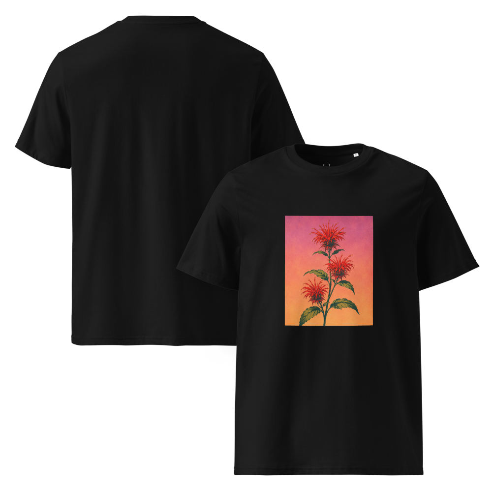 Scarlet bee balm Unisex Organic Cotton T-Shirt