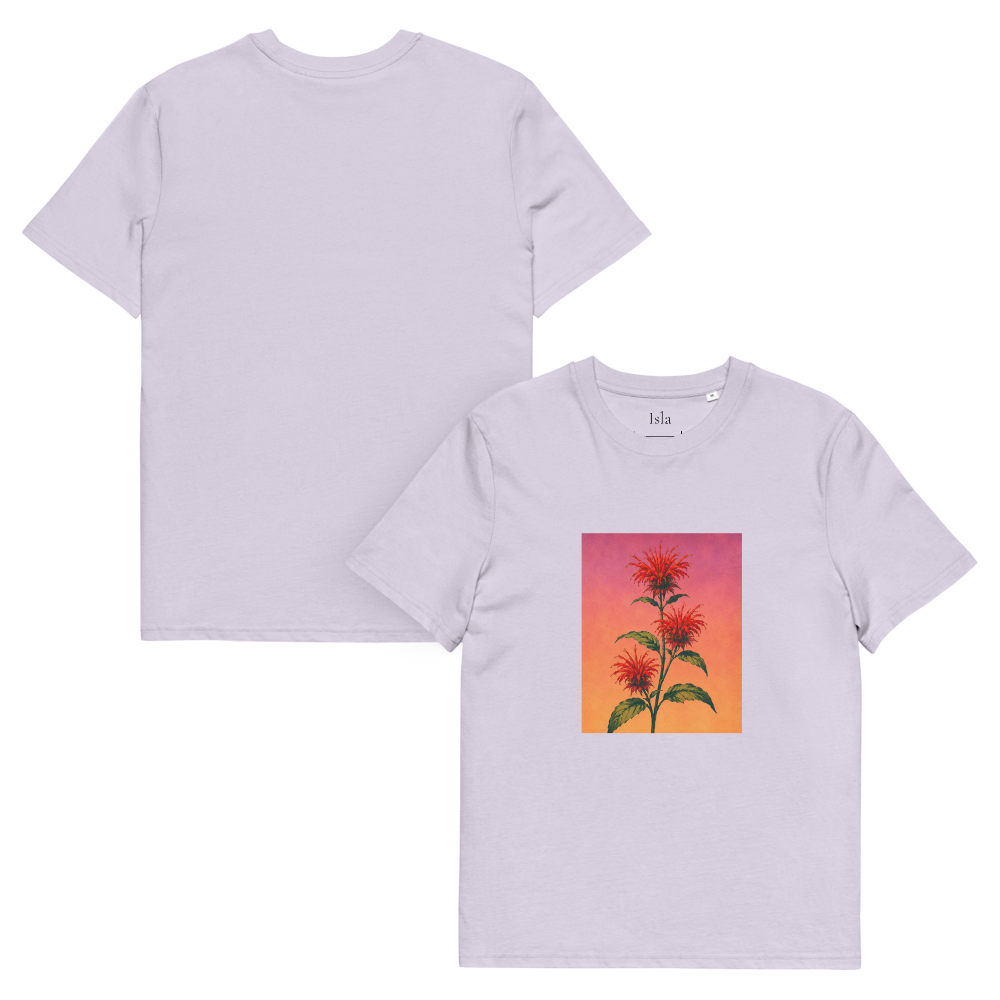 Scarlet bee balm Unisex Organic Cotton T-Shirt